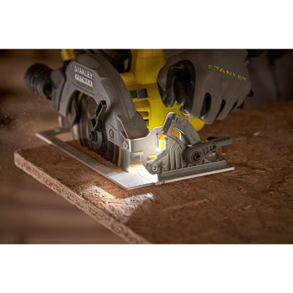 STANLEY FATMAX SFMCS550M2K-QW  V20 Cordless Brushless Circular Saw  with 2 x 4.0Ah Lithium Ion Battery and Kit Box