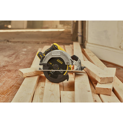 STANLEY FATMAX SFMCS550M2K-QW  V20 Cordless Brushless Circular Saw  with 2 x 4.0Ah Lithium Ion Battery and Kit Box