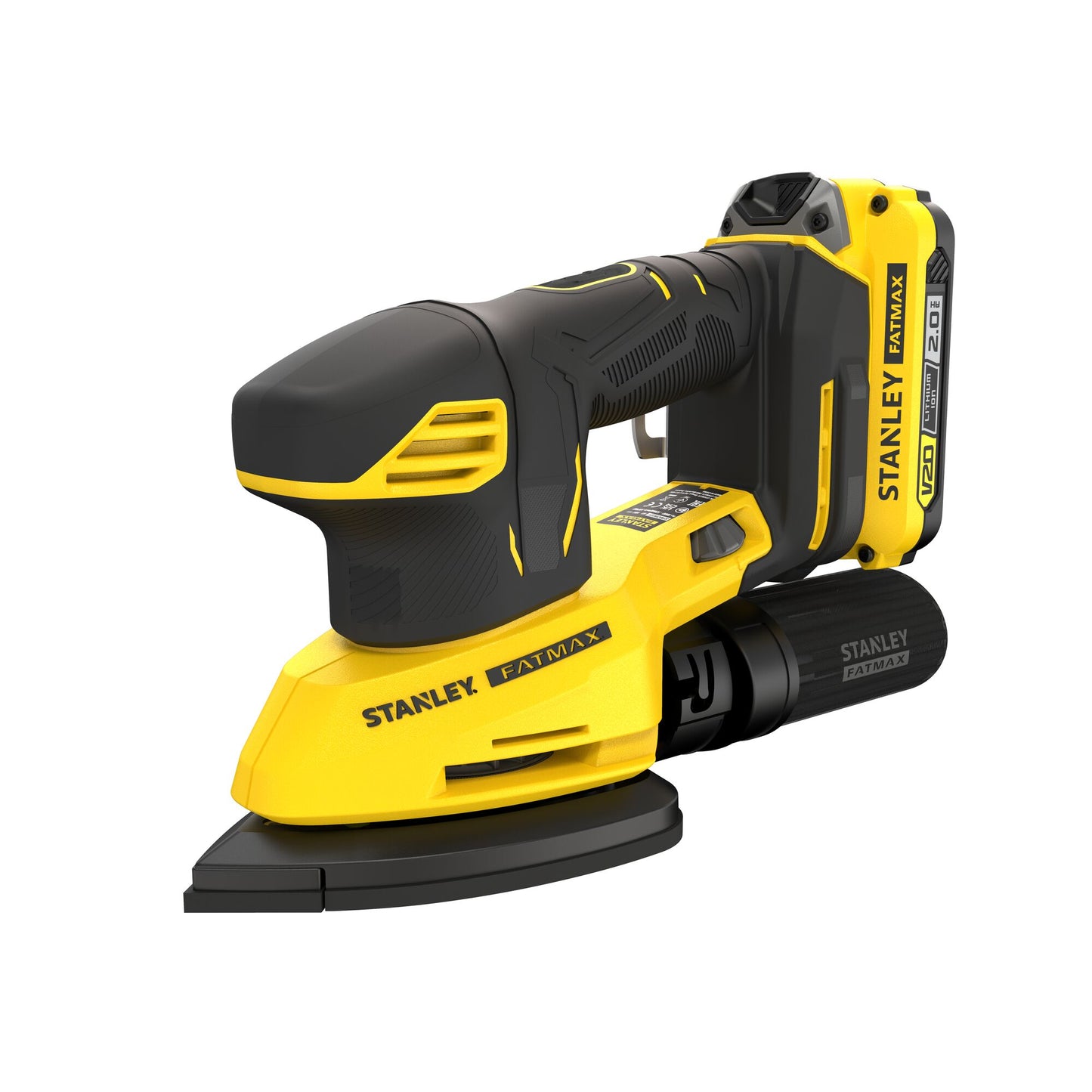 STANLEY FATMAX SFMCW221D1S-QW Ponceuse de finition V20, 1 batterie 18v 2.0Ah