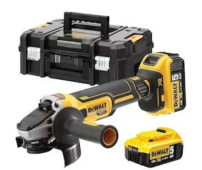 DEWALT DCG405P2-QW Amoladora angular 125mm Brushless + 2 baterías 18v 5.0Ah